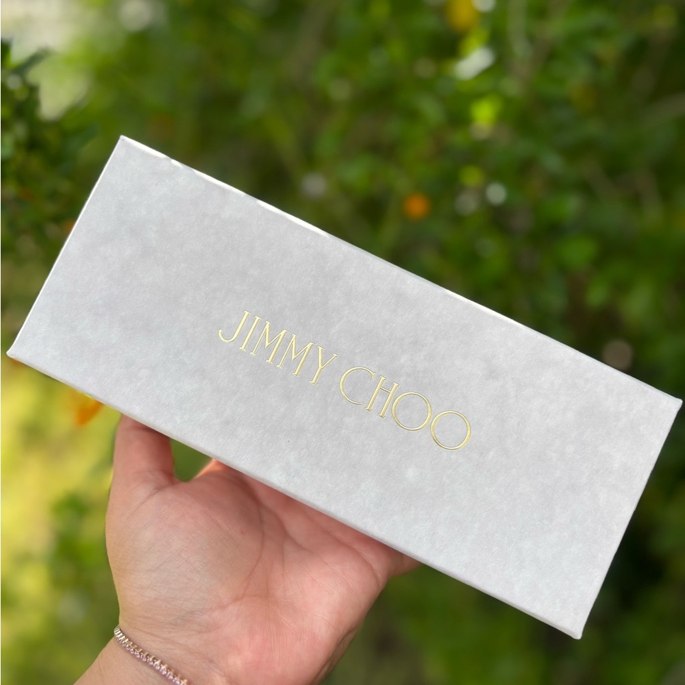 Jimmy Choo Cream Box with Gold Logo